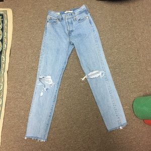 Levi's Wedgie Ripped Jeans